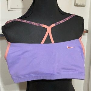 Nike workout bra without padding
